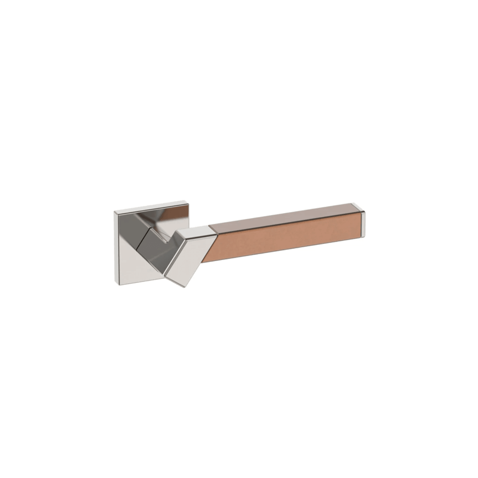 Kawajun Solid Brass and Vertigo Door Leverset TBT gallery detail image