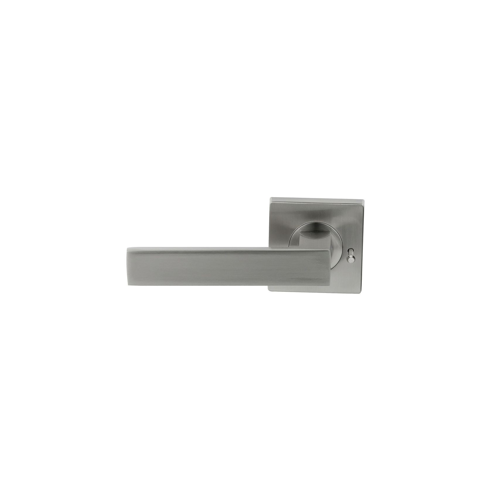 Savona Privacy Lever Handle Satin Nickel gallery detail image