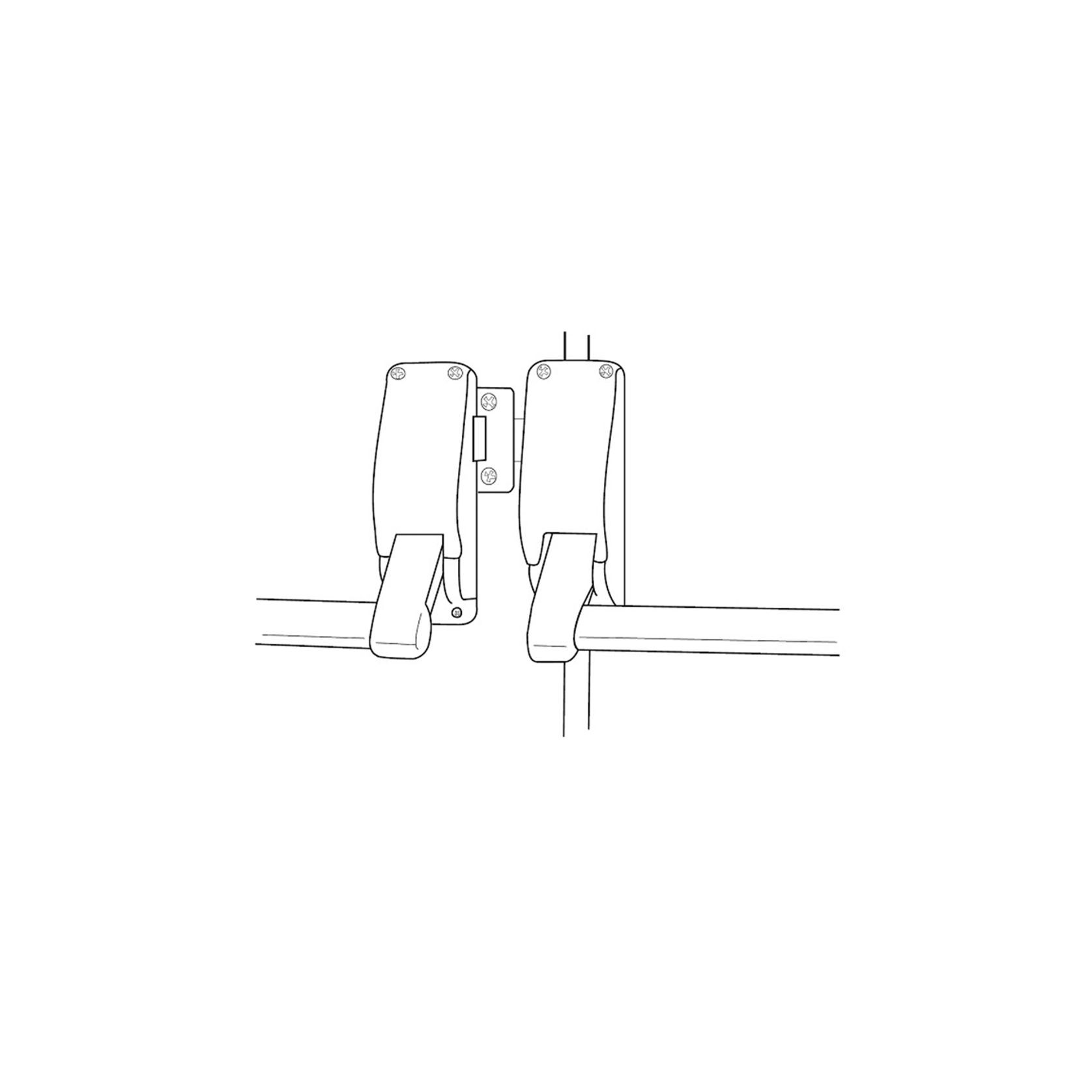 Briton Panic Bar Pack DBL Door Selector Lever LPED008 gallery detail image