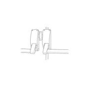 Briton Panic Bar Pack DBL Door Selector Lever LPED008 gallery detail image