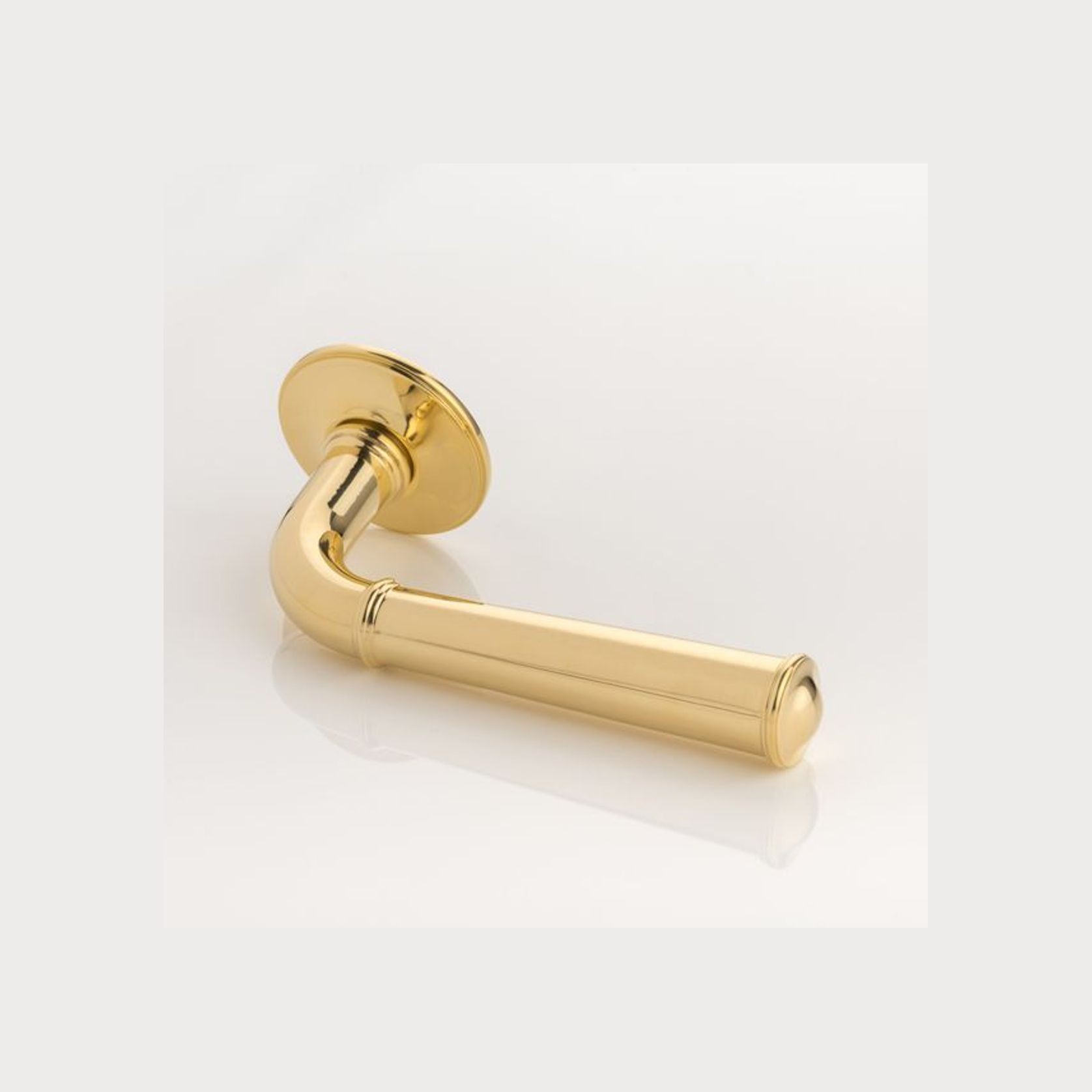 Joseph Giles - Darlington I Solid Brass Door Lever Handle With Traditional Rose gallery detail image