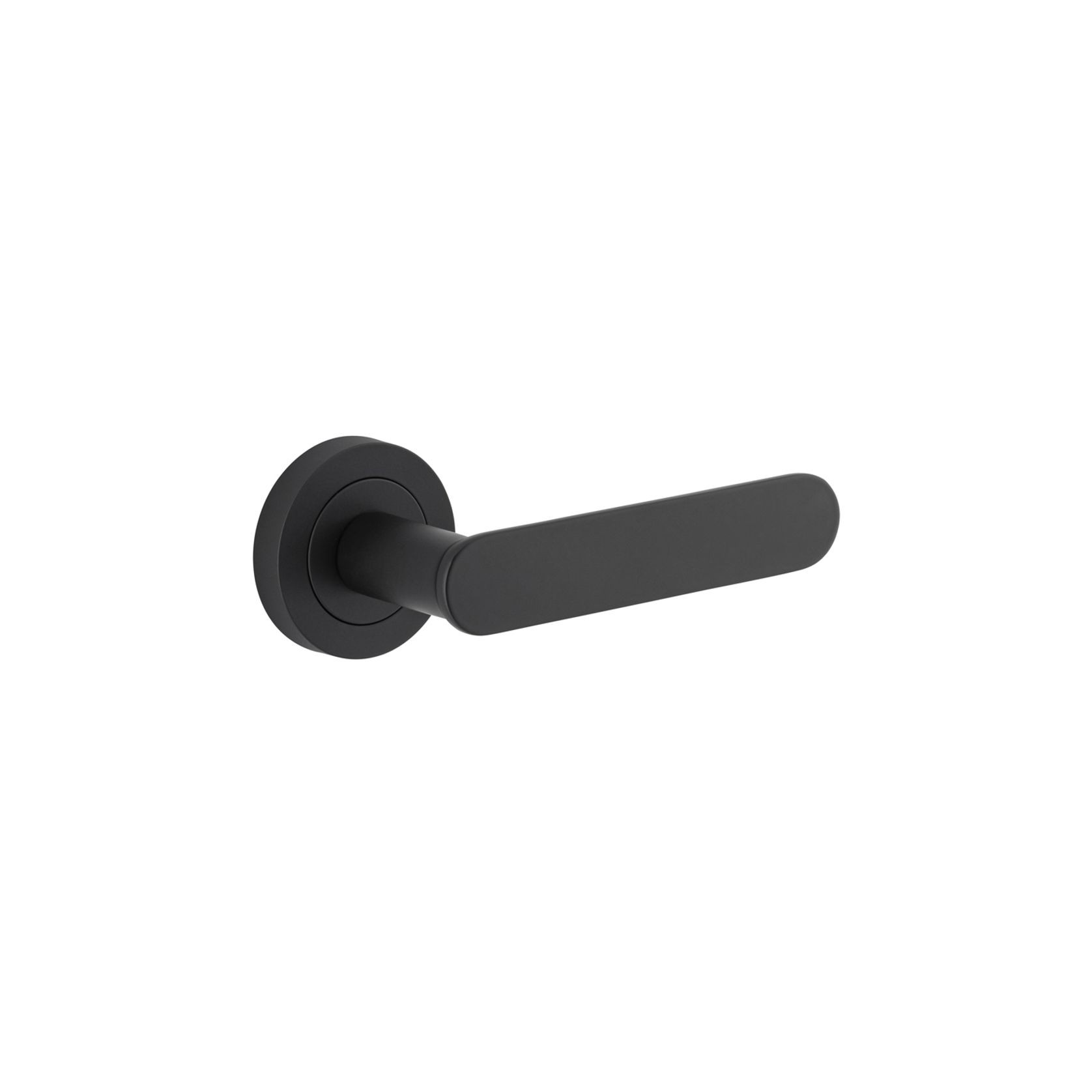 Iver Bronte Door Lever on Round Rose Passage gallery detail image