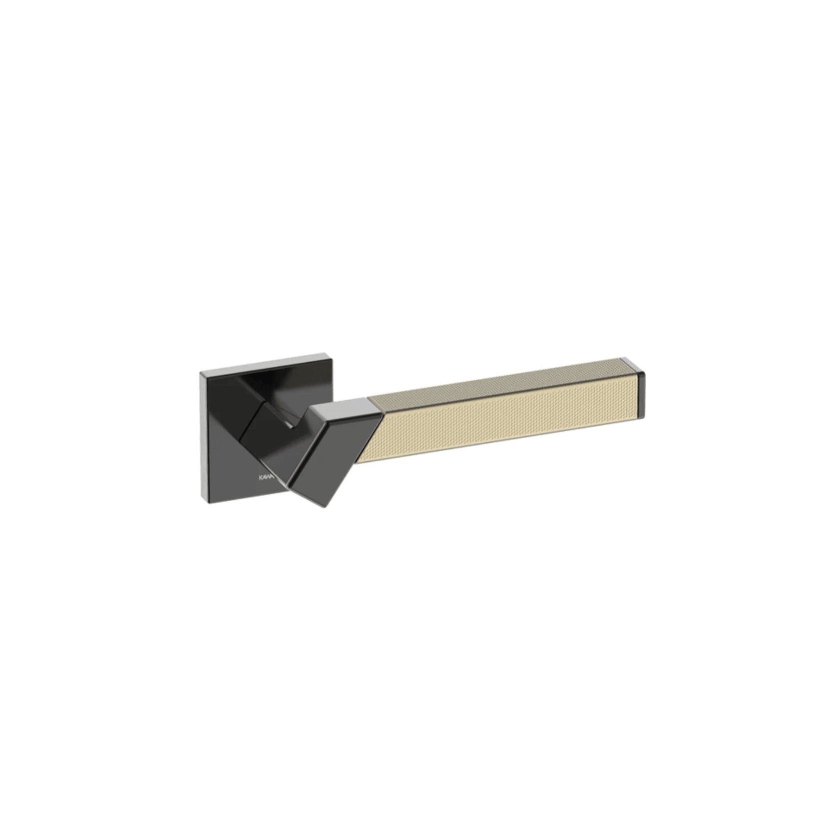 Kawajun Solid Brass and Triune Etched Door Leverset TBT gallery detail image