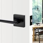 Fairlie Passage Lever Handle Black E17PS gallery detail image