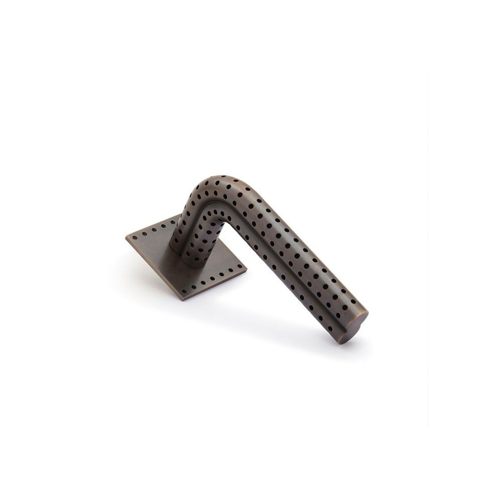 Stardust Perforated Lever Handle on Rose gallery detail image