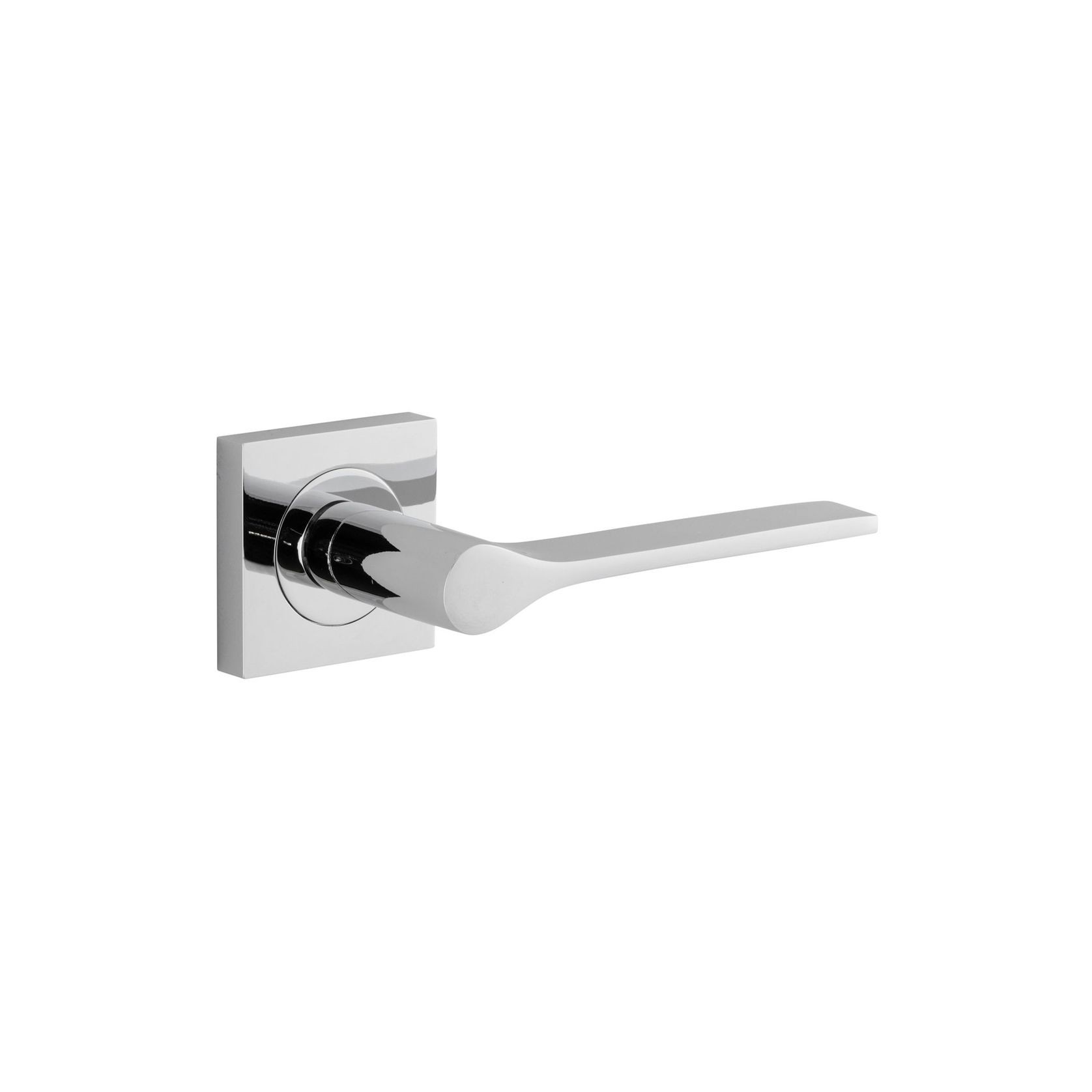 Iver Como Door Lever Handle on Square Rose Passage gallery detail image
