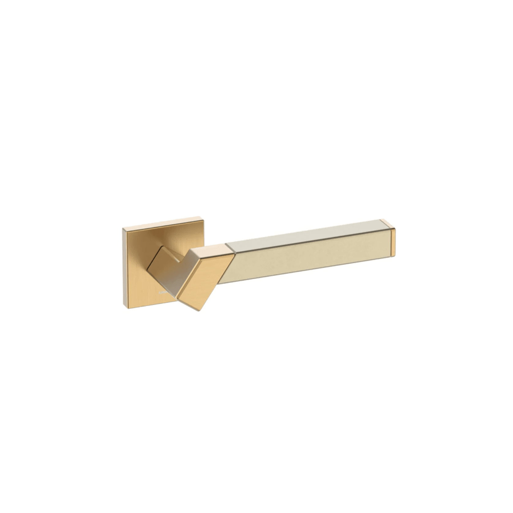 Kawajun Solid Brass and Vertigo Door Leverset TBT gallery detail image