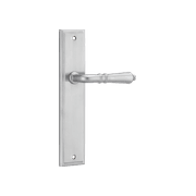 Sarlat Lever - Stepped Backplate | Brushed Chrome gallery detail image