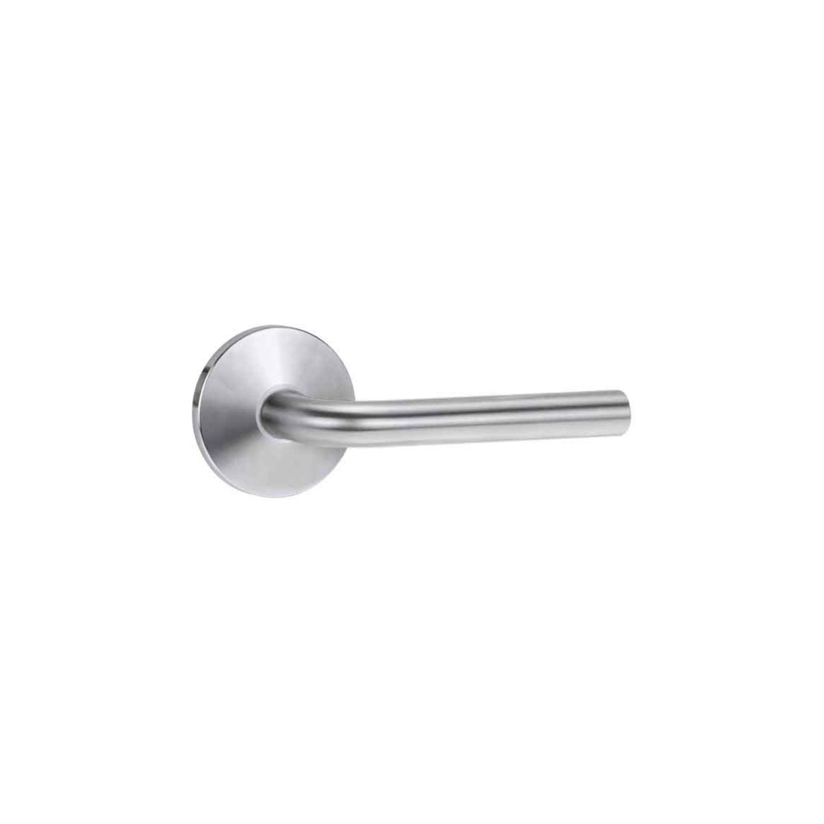 Lockwood 1360 Series Brass Round Rose Door Handles gallery detail image