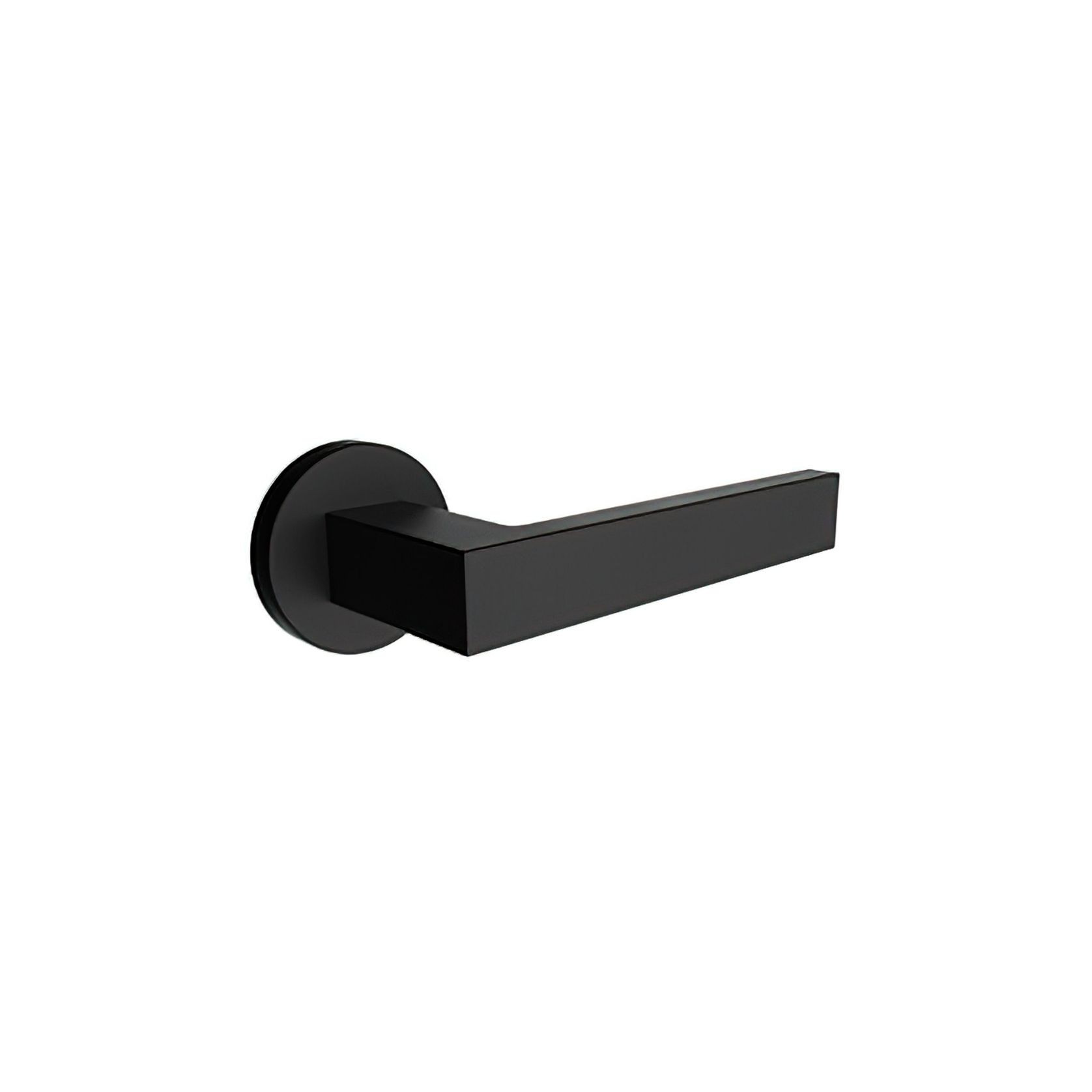 Kawajun TSC Blasted Black Aluminium Door Leverset gallery detail image