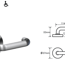 Schlage Medio Series Centra Door Lever gallery detail image