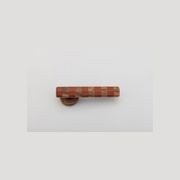 Straight Streaker Return Door Lever - Round Rose gallery detail image