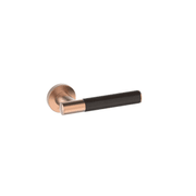 Kawajun Solid Brass and K-Wood Door Leverset TCC gallery detail image