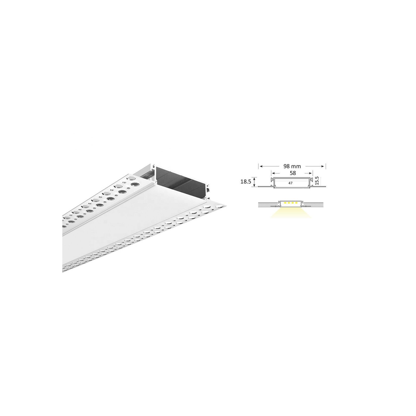 TL012 aluminum extrusion LED