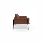 Charlie 2 Seat Sofa Terracotta Rust gallery detail image