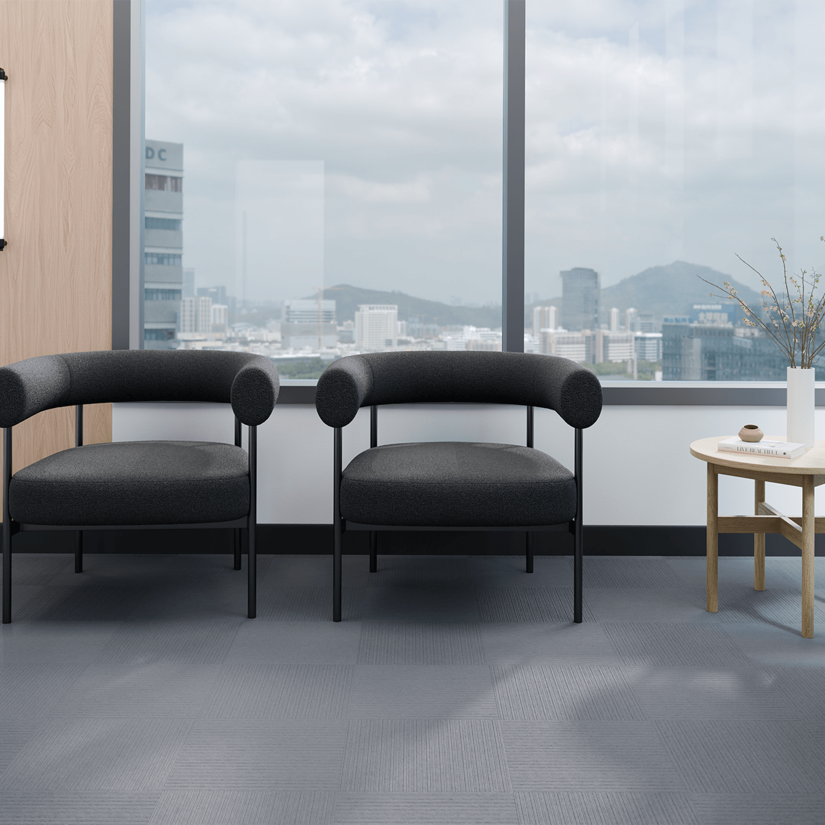 Marlowe Occasional Chair - Black Legs gallery detail image