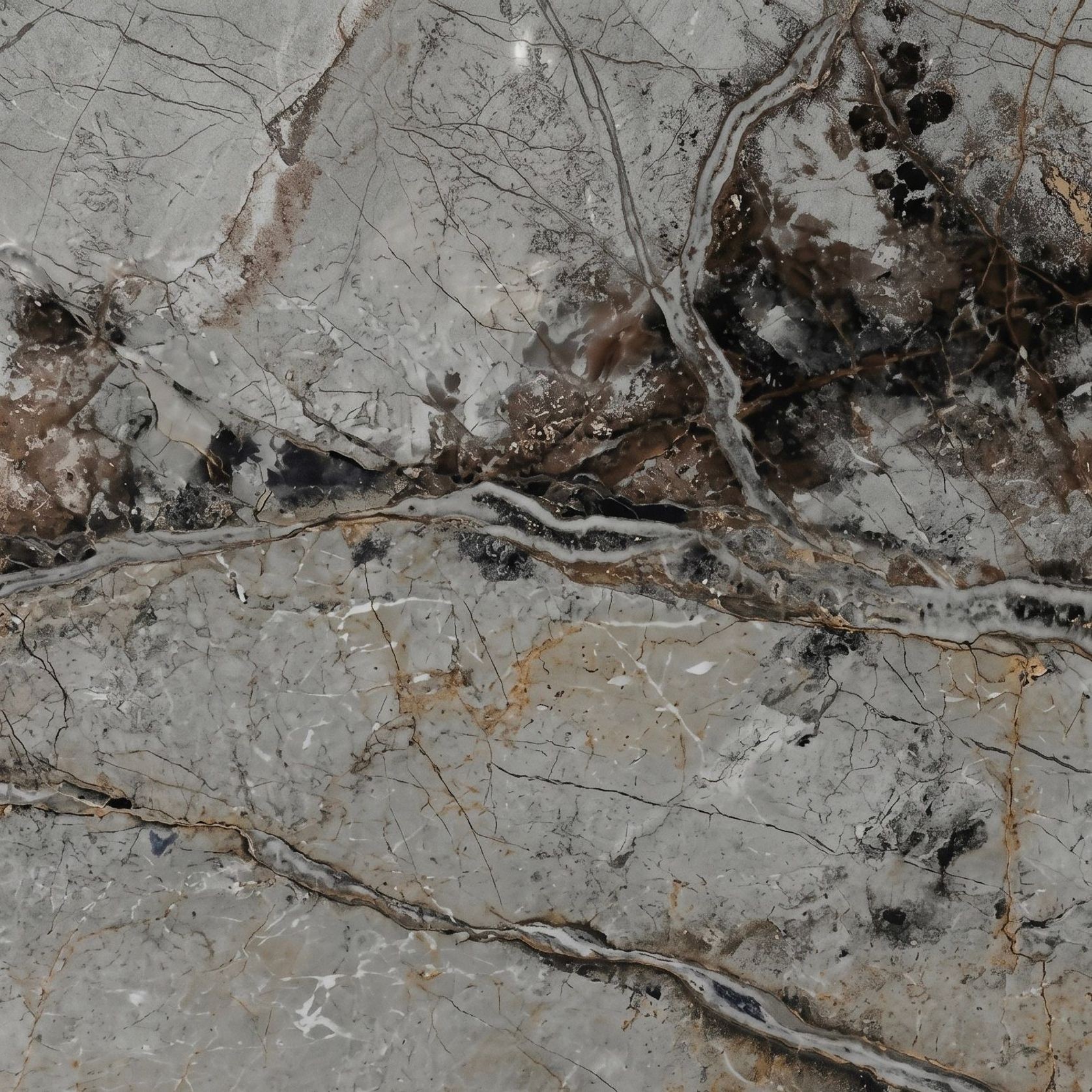Tectonic Grey Marble | Natural Stone gallery detail image