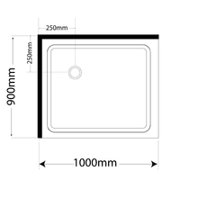 Adjustable Frameless Pivot Square 900×1000 gallery detail image
