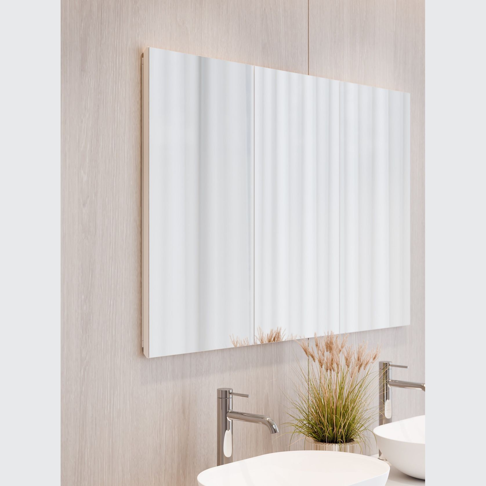 Luxe 1200mm Mirror Cabinet | 3 Door gallery detail image