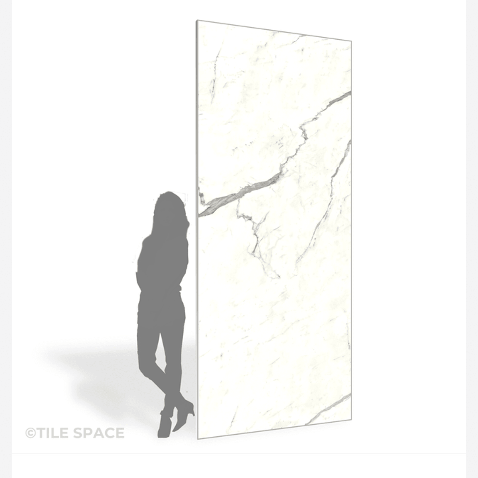 Statuario Supremo Satin Marble Tile gallery detail image