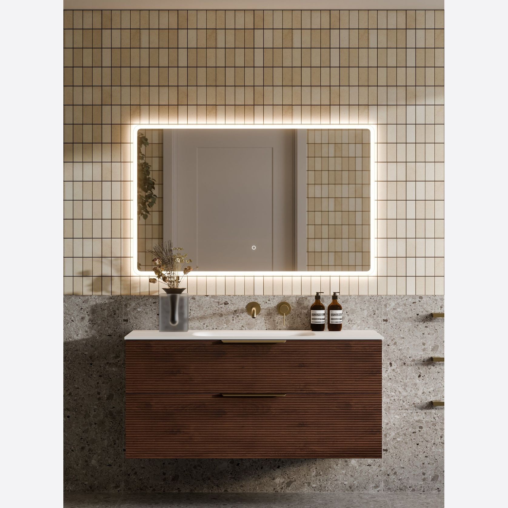 Lineare 1200 Orchard Double Drawer Vanity gallery detail image