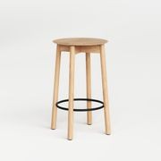 SSD Stool - Full Oak Wood gallery detail image