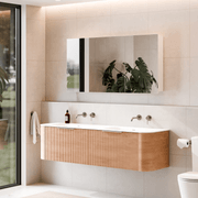 Luxe 1500mm Mirror Cabinet | 3 Door gallery detail image