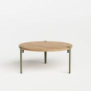 Tiptoe Round Coffee Table - Solid Oak gallery detail image
