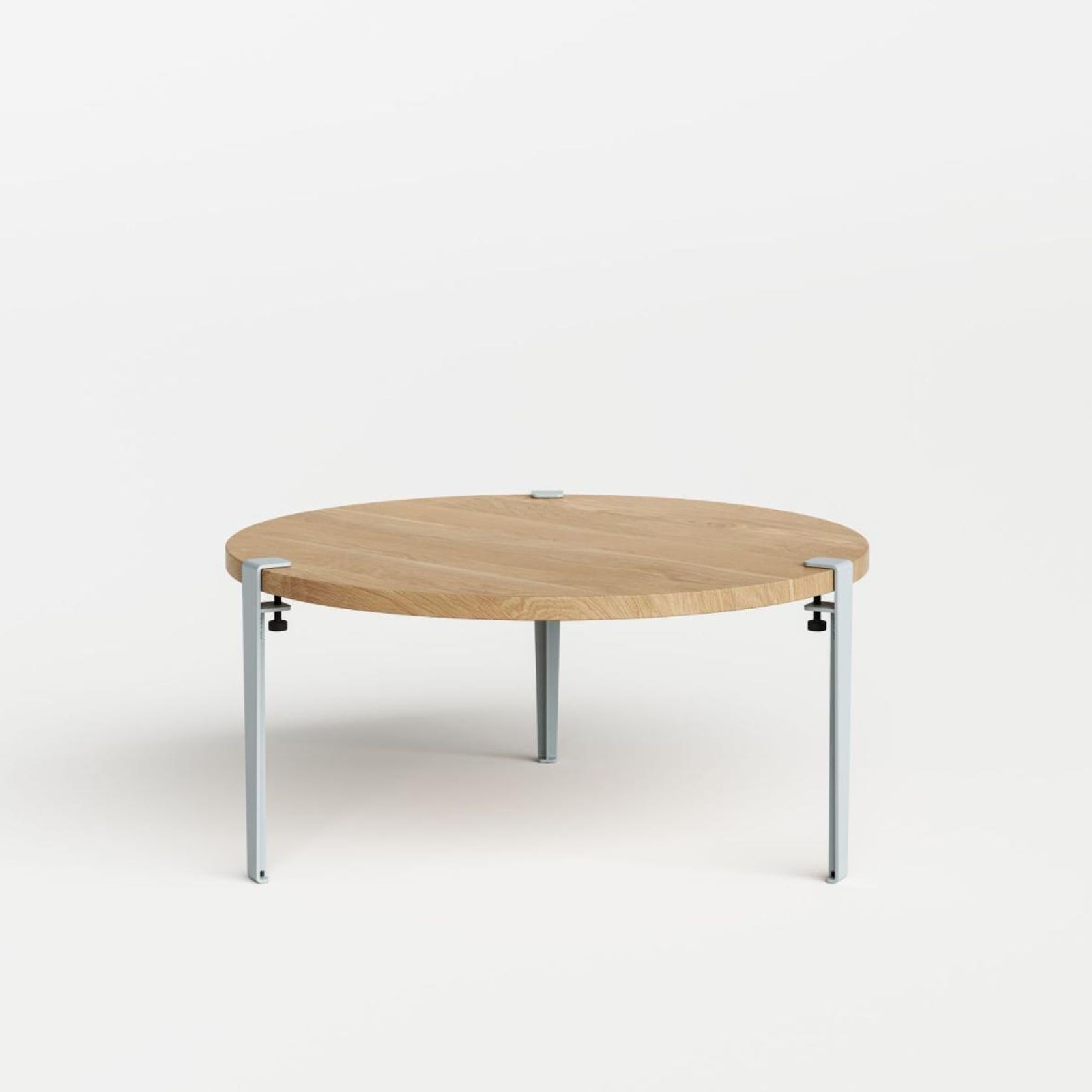 Tiptoe Round Coffee Table - Solid Oak gallery detail image