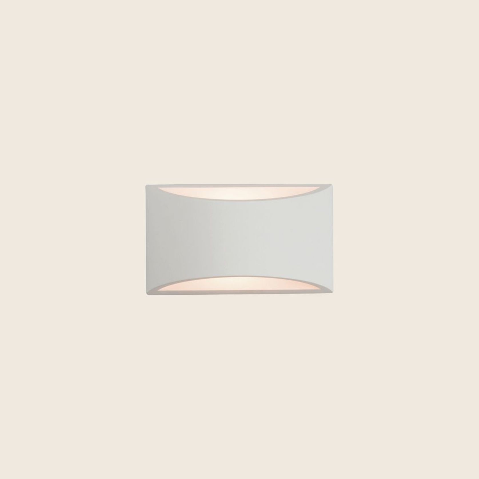 Olympia Arc Gypsum Wall Light gallery detail image