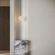 Coral Duo Rod Pendant - Frosted gallery detail image