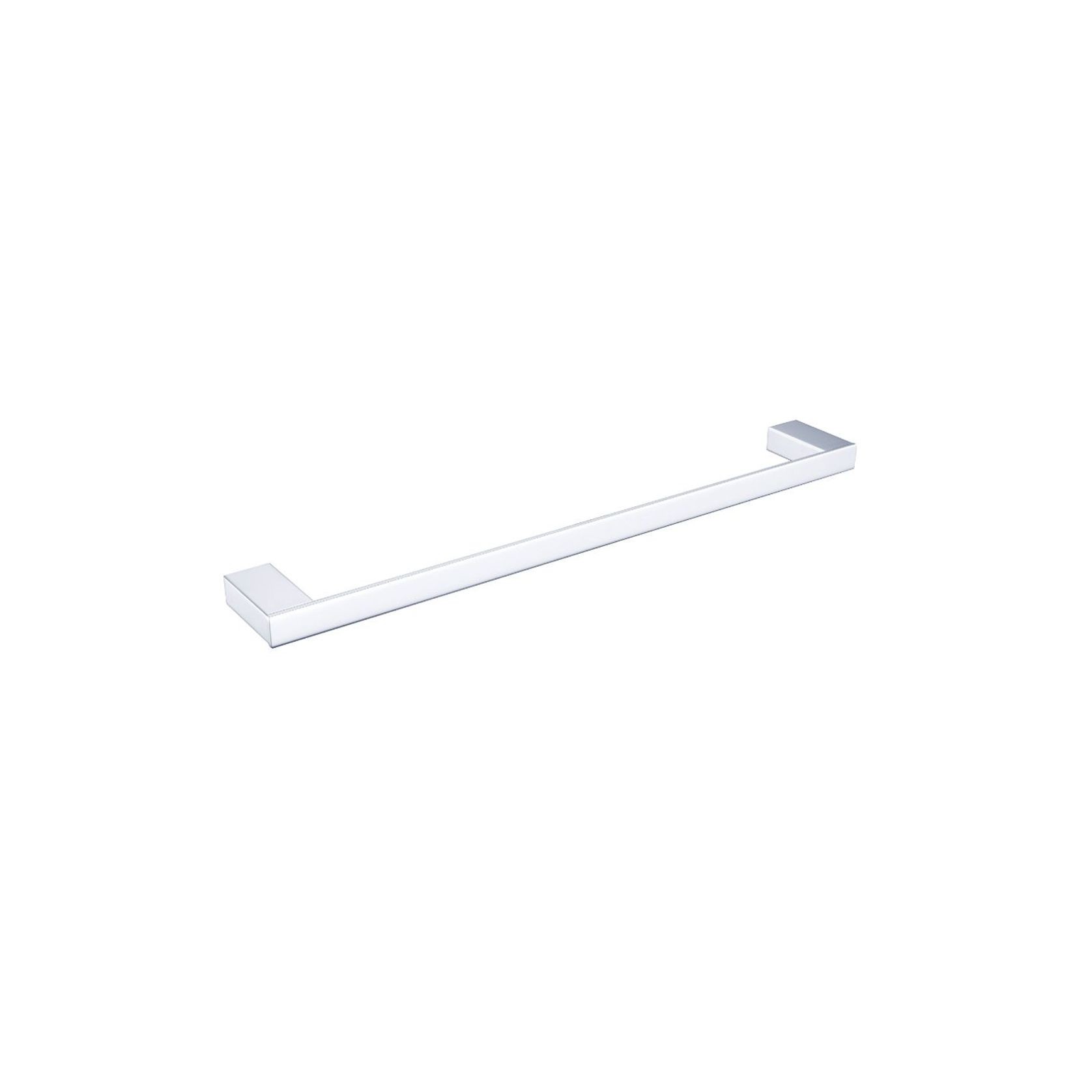 Celia Single Towel Rail 600mm Chrome gallery detail image