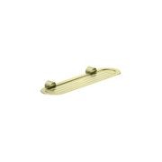 Opal Metal Shower Shelf Brushed Gold gallery detail image