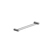 Opal Double Towel Rail 600mm Graphite gallery detail image