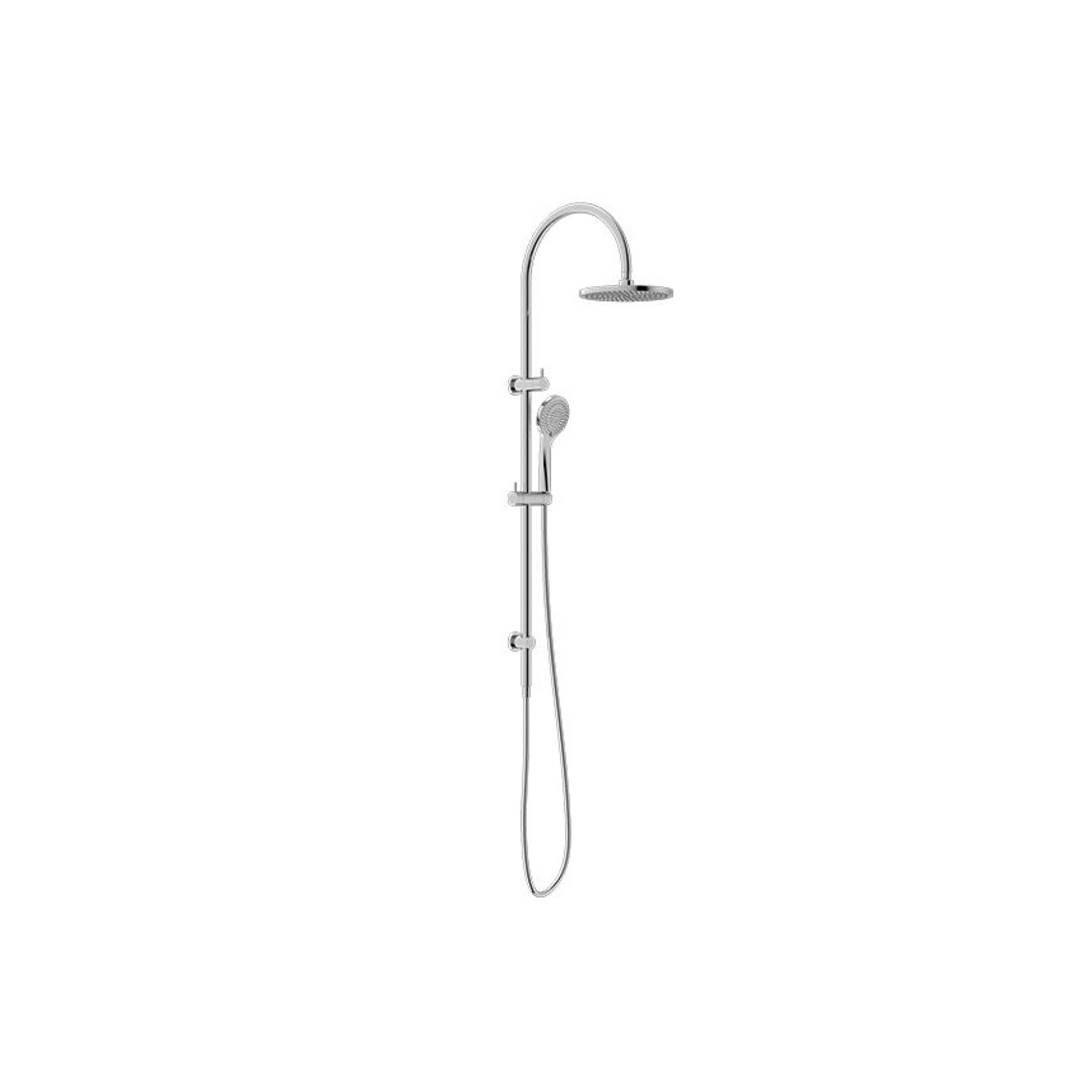 Mecca Twin Shower With Air Shower Chrome gallery detail image