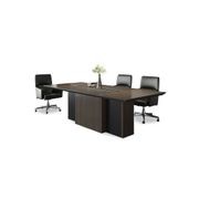 CARTER Boardroom Table  2.4M - Coffee & Charcoal gallery detail image
