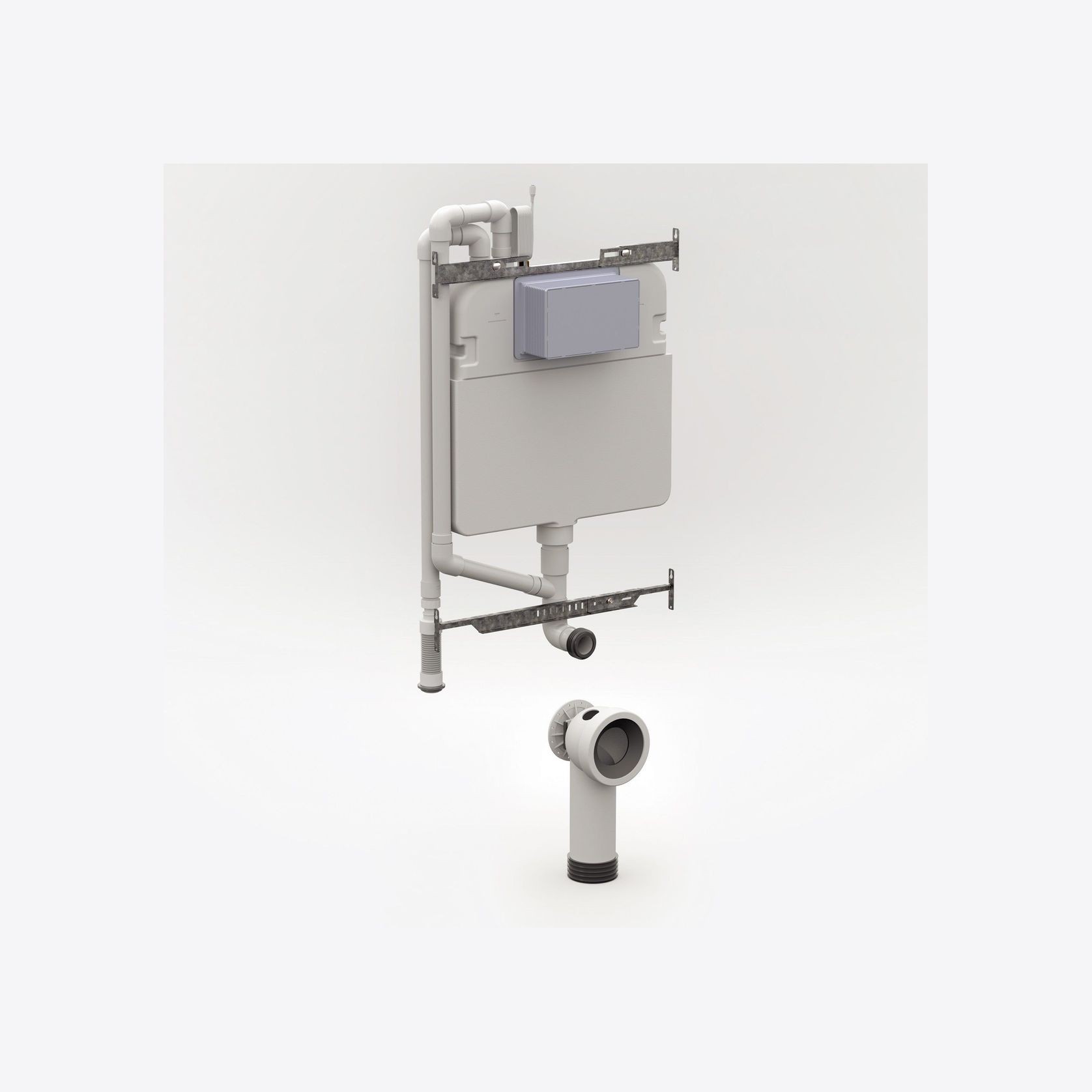 Milu In-wall Cistern with Odourless for Floor Mount Pan gallery detail image