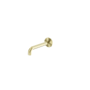 Serenity 220mm Wall Basin/Bath Set Spout only Brushed Gold gallery detail image