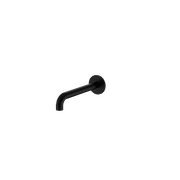Serenity 185mm Wall Basin/Bath Set Spout only Matte Black gallery detail image