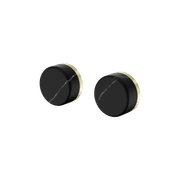 Serenity Wall Top Assembly With Marquina Black Handle Brushed Gold gallery detail image