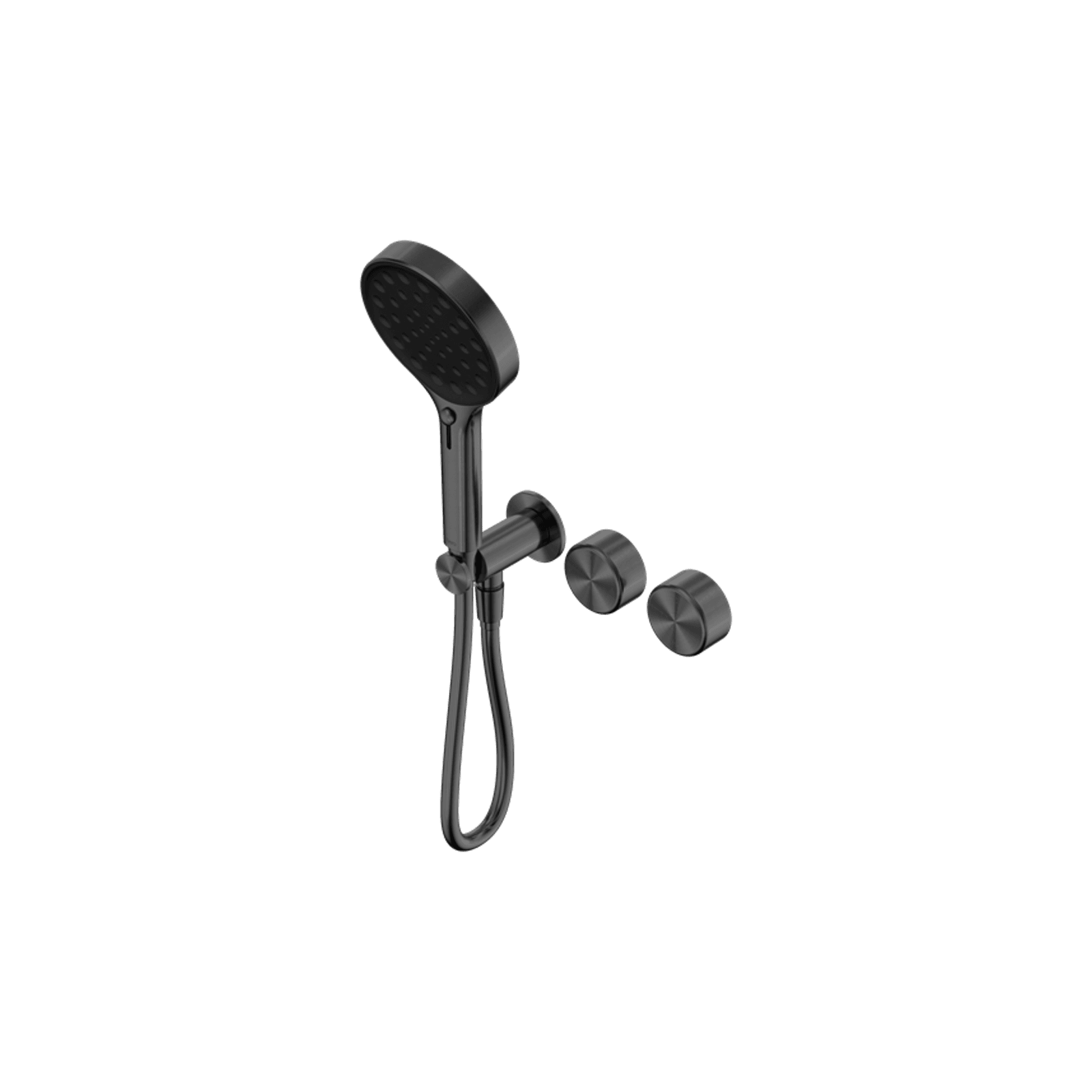 Serenity Shower System Metal Handle And Serenity Hand Shower Gun Metal gallery detail image