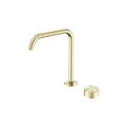 Serenity Bath/Kitchen Mixer Edge Spout Metal Handle Brushed Gold gallery detail image
