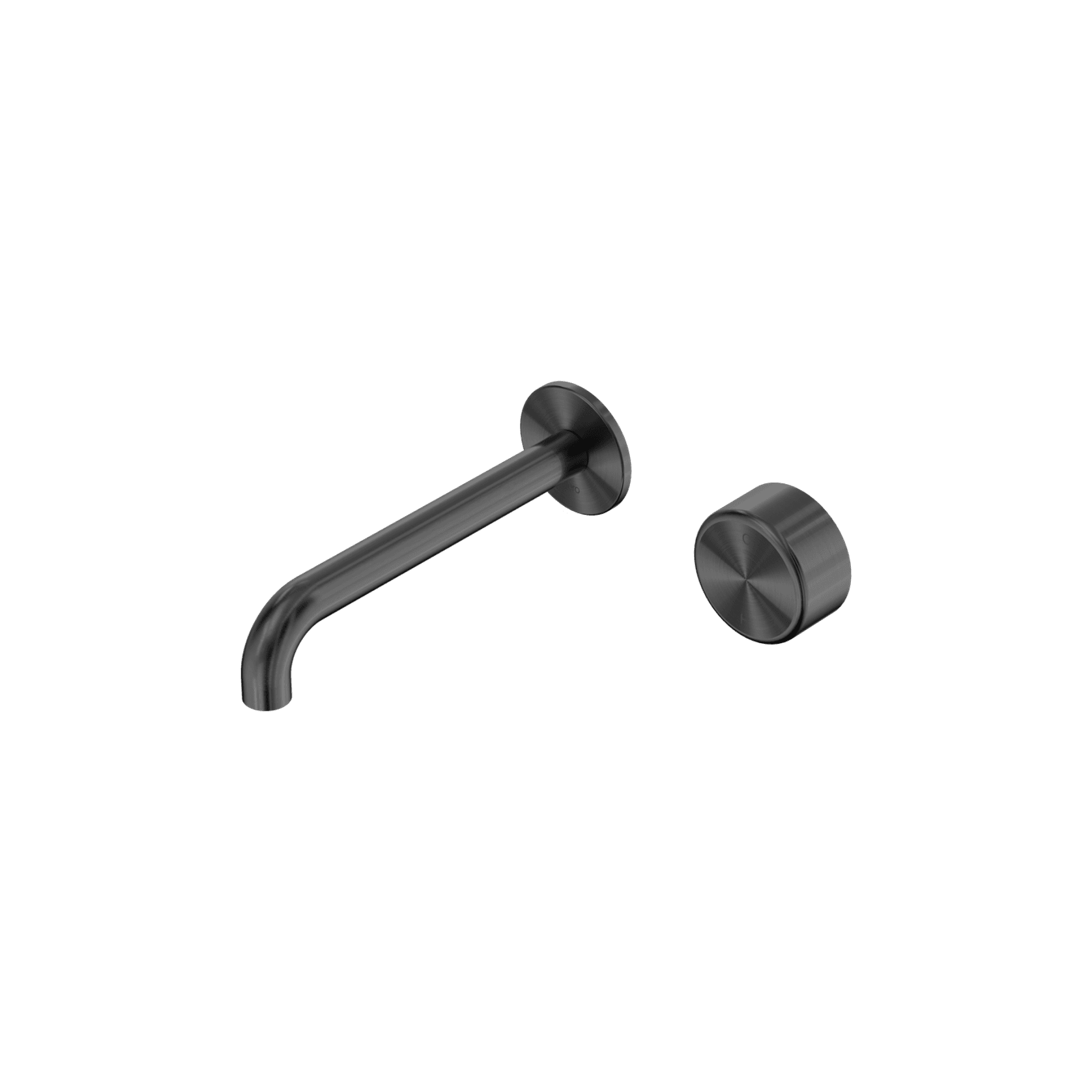 Serenity Wall Basin Mixer 160mm Spout Metal Handle Gun Metal gallery detail image