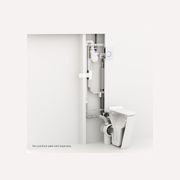 Odourless by Expella with Geberit Sigma 8 In-wall Cistern for Floor Mount Pans gallery detail image
