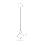Lyra Single Pendant gallery detail image