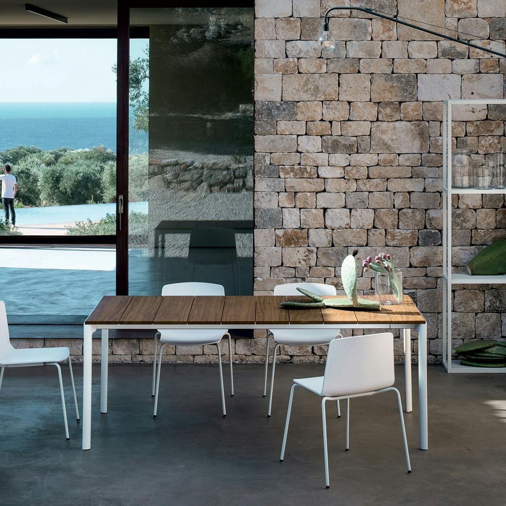 Maki Slatted Table gallery detail image