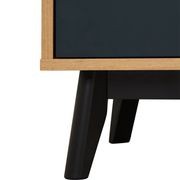 CASTOR Entertainment TV Unit 150cm - Natural, Navy Blue & Black gallery detail image