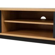 CASTOR Entertainment TV Unit 150cm - Natural, Navy Blue & Black gallery detail image