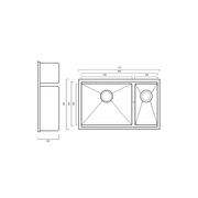Sink Station 450 x 200 | 450 x 400 + 200 x 400 gallery detail image