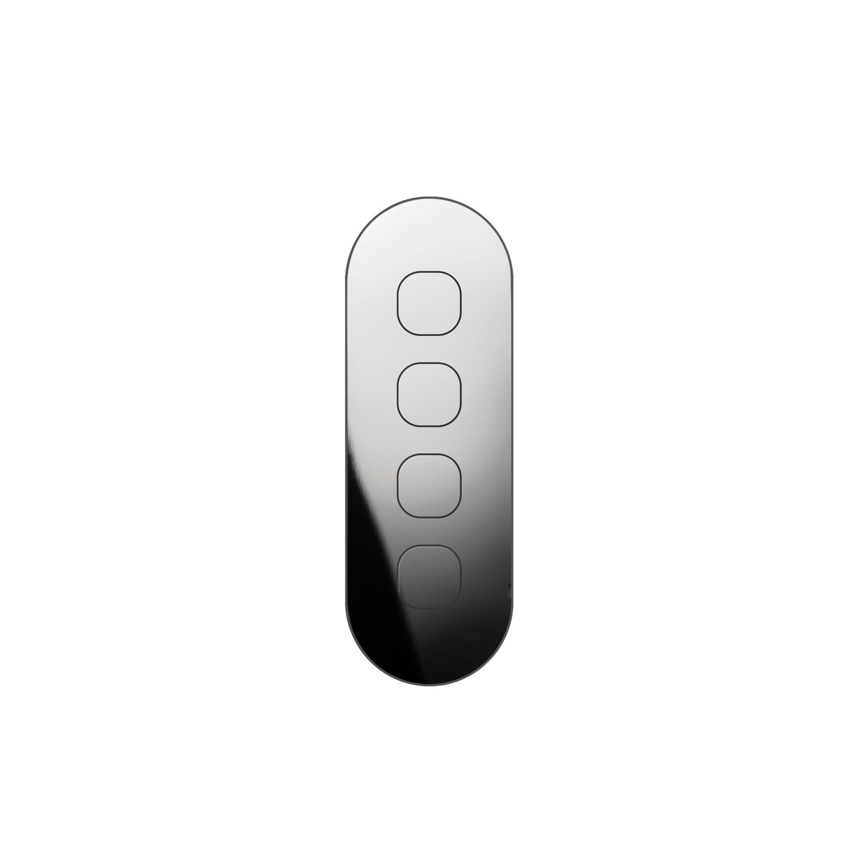 13 Carbon 4 Gang Switch Grid Faceplate gallery detail image